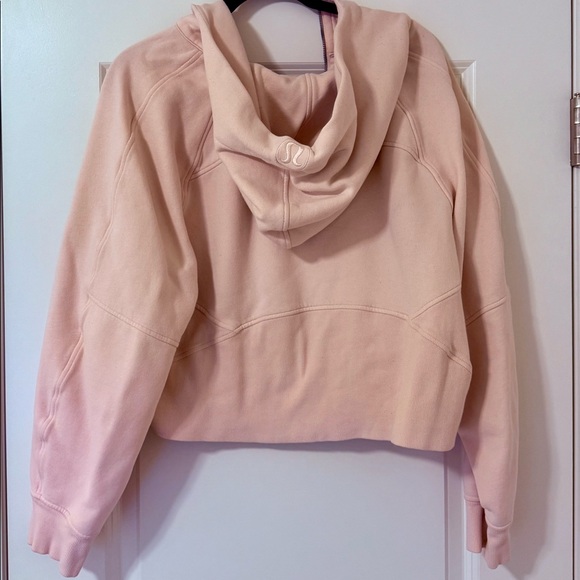 Lululemon Women’s Scuba Hoodie Quarter Zip - Strawberry Milkshake - size XL - Picture 2 of 3